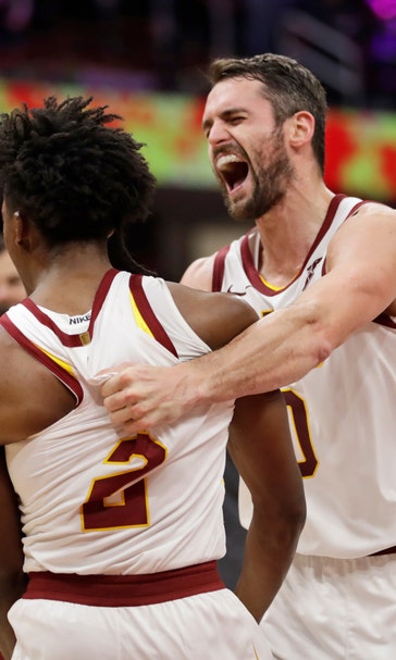 Love, Thompson lead Cavaliers past Bulls 117-111